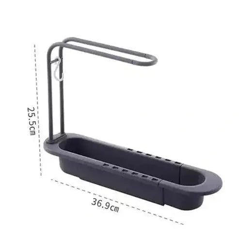 Sink Sponge Drain Rack Kitchen Utensil Holders & Racks Collapsible Sink Sponge Drain Rack - Dondepiso