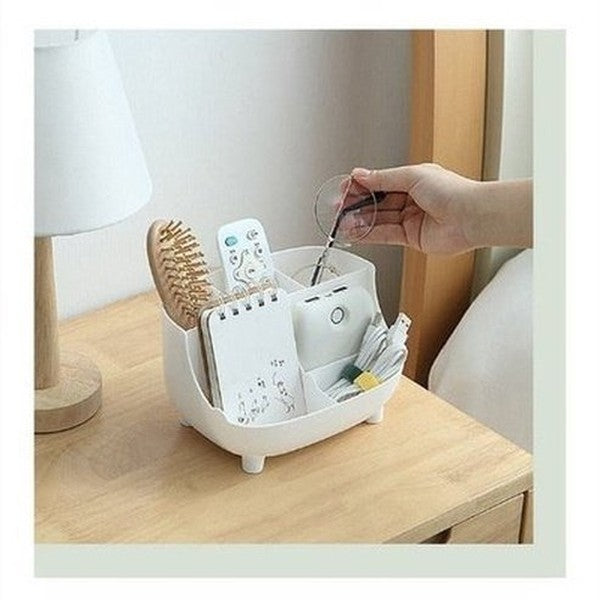 large capacity desktop cosmetic storage box makeup drawer organizer desktop sundries box office supplies storage and organization: household storage containers.