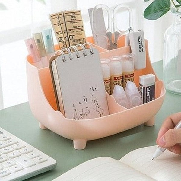 large capacity desktop cosmetic storage box makeup drawer organizer desktop sundries box office supplies storage and organization: household storage containers.