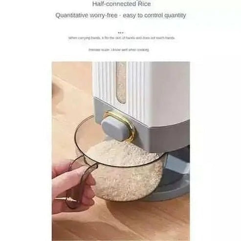 Large Capacity Grain Rice Dispenser Container with Lid