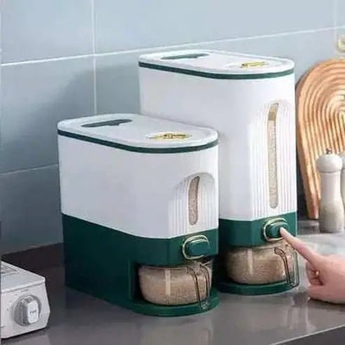 Large Capacity Grain Rice Dispenser Container with Lid