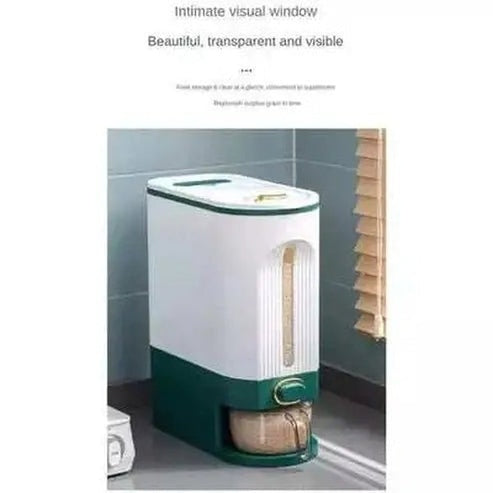Large Capacity Grain Rice Dispenser Container with Lid