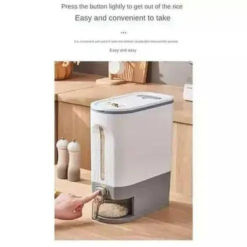 Large Capacity Grain Rice Dispenser Container with Lid