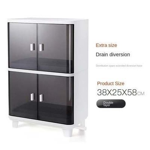 Large-capacity Kitchen Tableware Draining Storage Rack