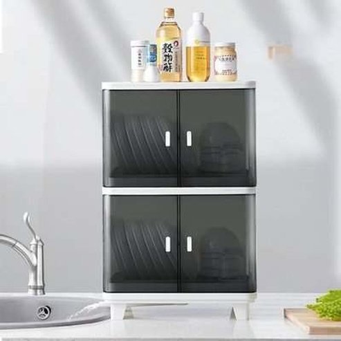Large-capacity Kitchen Tableware Draining Storage Rack