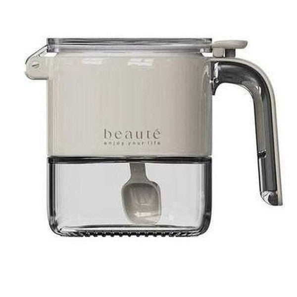 Large Capacity Seasoning Jar Sealed Storage Box with Spoon