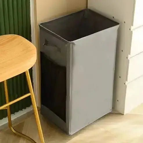 Foldable Laundry Basket Laundry Baskets Slim Rolling Laundry Caddy with Bag – Dondepiso