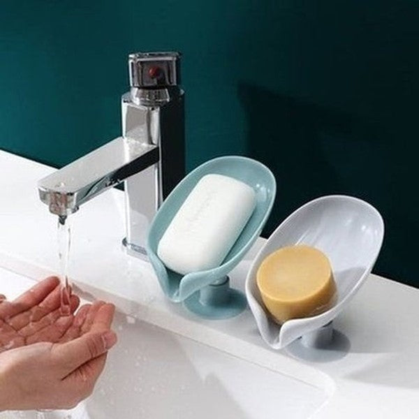 Leaf Shape Soap Box Drain Soap Holder Box Bathroom Shower Soap Holder Storage Plate Tray Bathroom Supplies. Bathroom Accessories. Type: Soap Dishes & Holders.