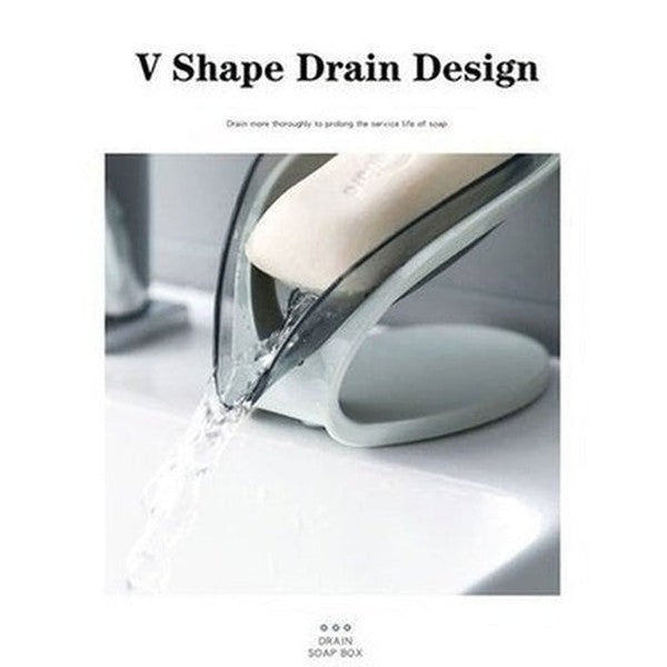 Leaf Shape Soap Box Drain Soap Holder Box Bathroom Shower Soap Holder Storage Plate Tray Bathroom Supplies. Bathroom Accessories. Type: Soap Dishes & Holders.