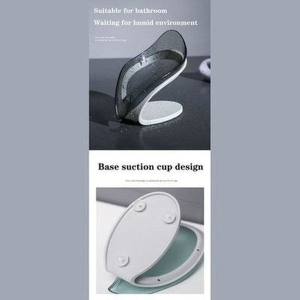 Leaf Shape Soap Box Drain Soap Holder Box Bathroom Shower Soap Holder Storage Plate Tray Bathroom Supplies. Bathroom Accessories. Type: Soap Dishes & Holders.