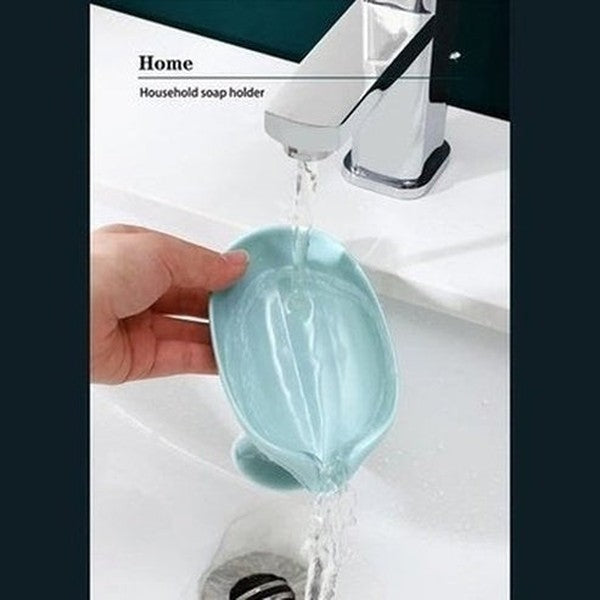 Leaf Shape Soap Box Drain Soap Holder Box Bathroom Shower Soap Holder Storage Plate Tray Bathroom Supplies. Bathroom Accessories. Type: Soap Dishes & Holders.