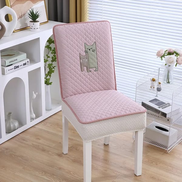 printed elastic chair cover for dining room chairs