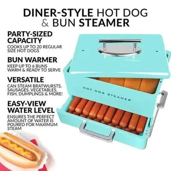 Machine to make large quantities of hot dogs