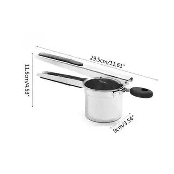 Portable Potatoes Masher Mashers Silver Portable Potato masher and fruit puree – Dondepiso