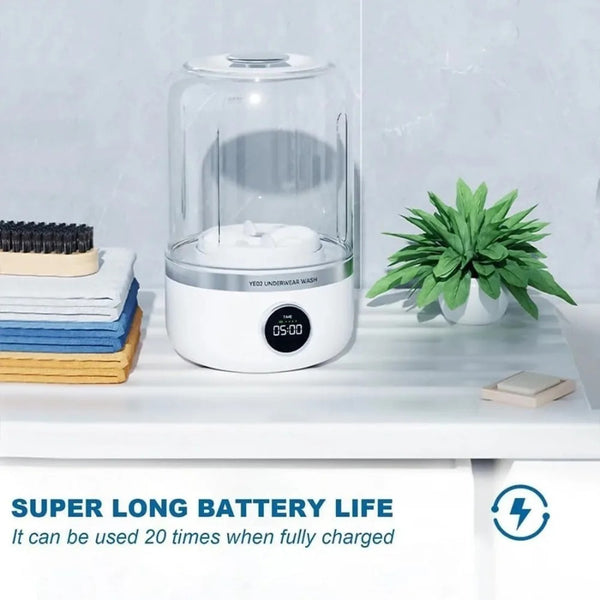 Rechargeable mini washing machine for delicate clothes
