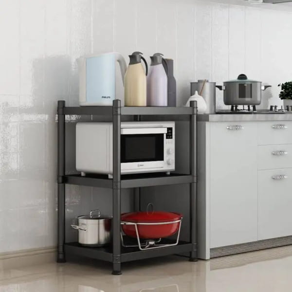 modern minimalist kitchen rack for home organization
