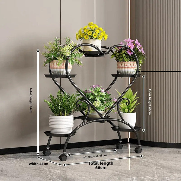 Minimalist Plant Display Shelf for Living Room Decor