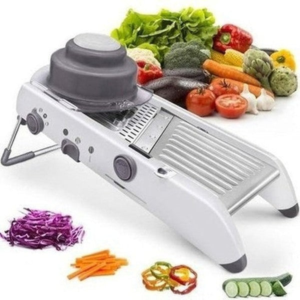 18 types adjustable mandoline slicer stainless steel vegetable julienne grater onion slicer potato slicer. kitchen tools and utensils. type: kitchen slicers.
