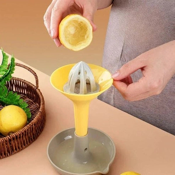 Multi-Functional Manual Juicer - Portable Citrus Press & Kitchen Funnel Tool