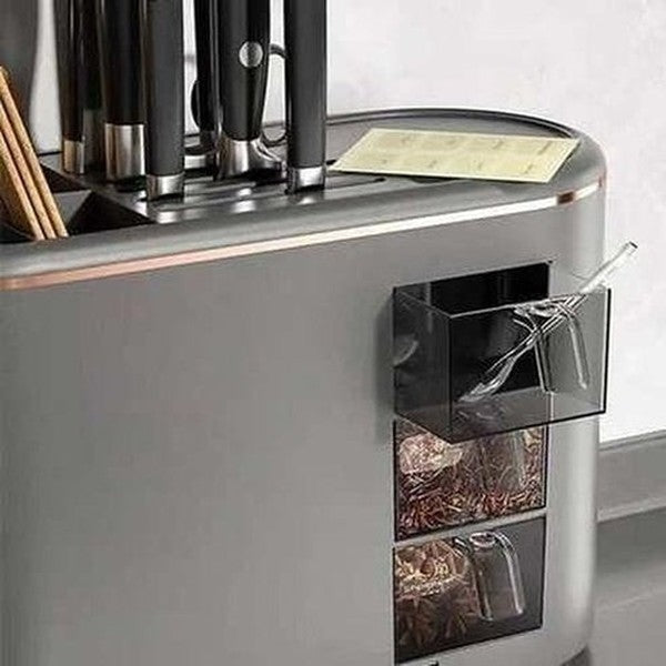 Multifunctional Countertop Deluxe Knife Storage Block