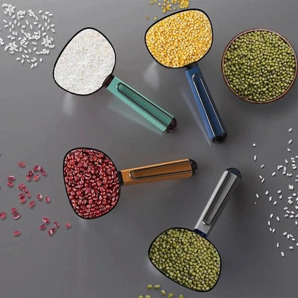 Multifunctional Scoop Rice Spoon & Sealing Clip