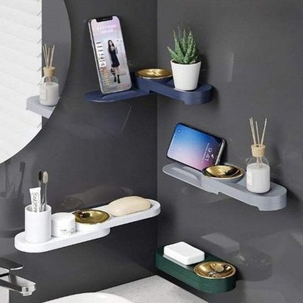 Multifunctional Wall-Mounted Waterproof Rotating Soap Box