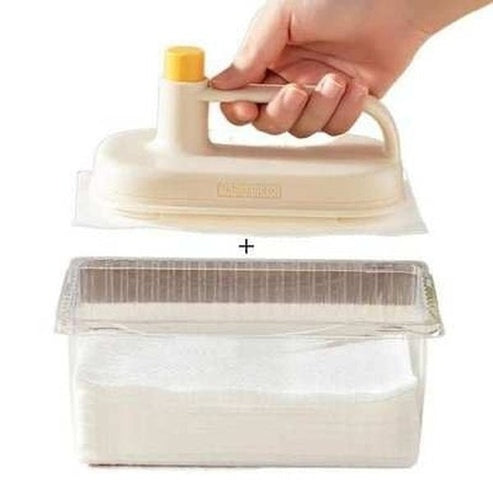 Multipurpose Handle Cleaning Brush Rinse Box