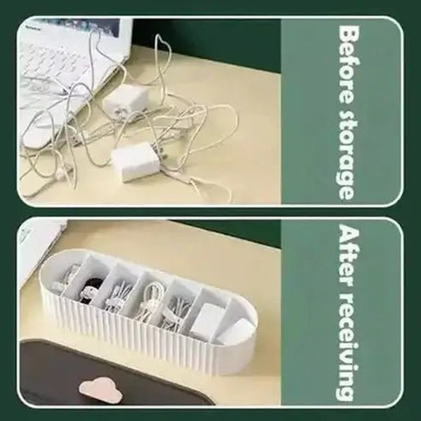 Multipurpose Storage Box Household Storage Containers Multipurpose Desktop Data Cable Storage Box – Dondepiso