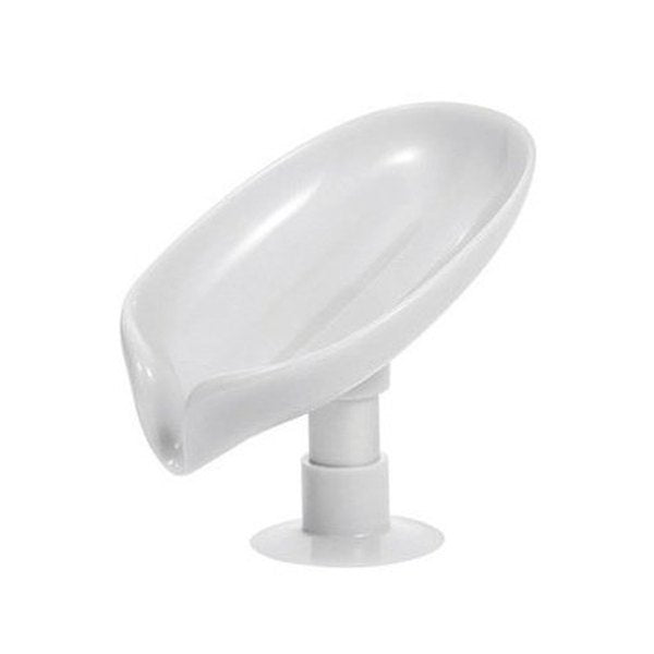 Non-slip leaf soap dish holder for bathroom sink. Soap Dish Leaf Soap Box Sponge Holder Sink Drainer. Bathroom Accessories. Type: Soap Dishes & Holders.