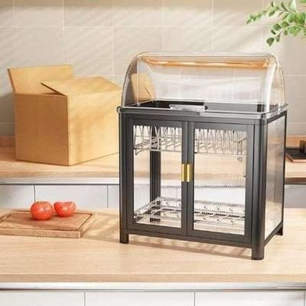 Nordic Modern Style Showcase Dish Rack Cabinet