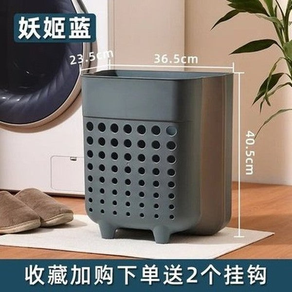 Durable Nordic Plastic Hanging Wall Laundry Basket