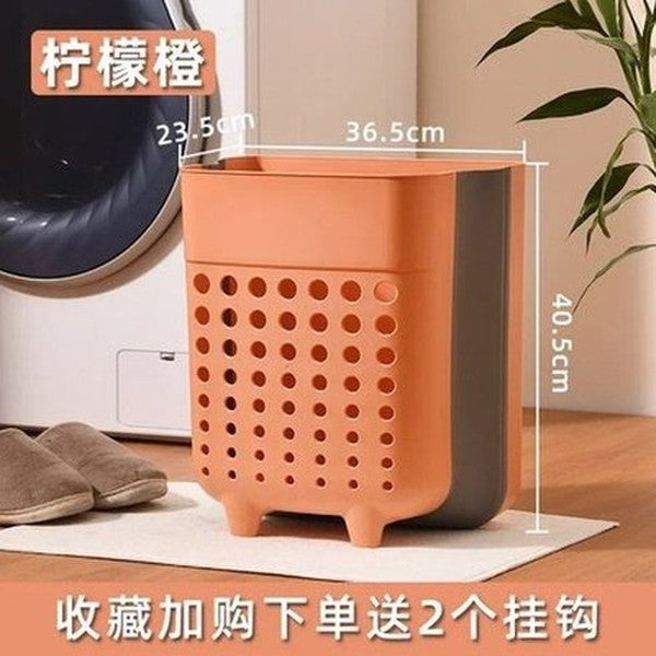 Durable Nordic Plastic Hanging Wall Laundry Basket