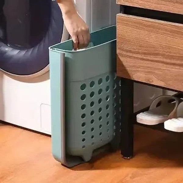 Durable Nordic Plastic Hanging Wall Laundry Basket