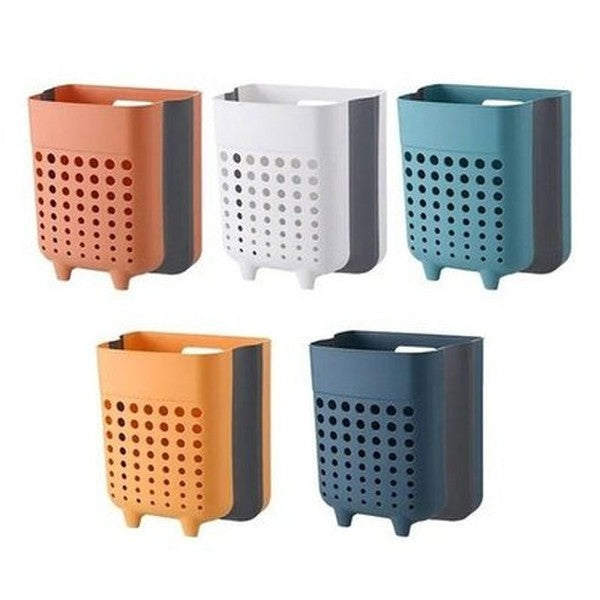 Durable Nordic Plastic Hanging Wall Laundry Basket