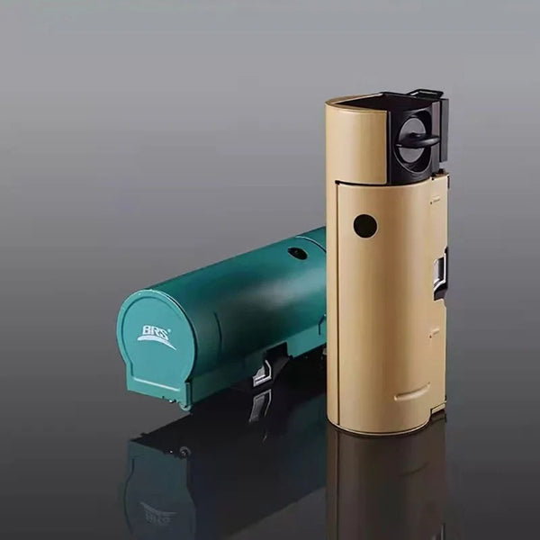 Outdoor backpacking gas cooker with ignition