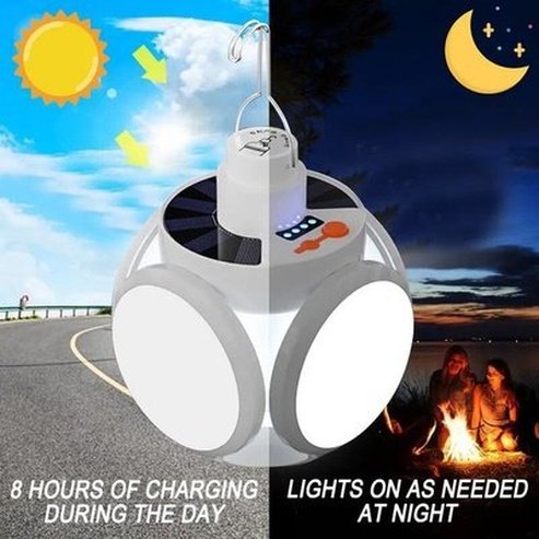 Lightweight and Waterproof Hooks USB Charging Lamp for Outdoor Adventures