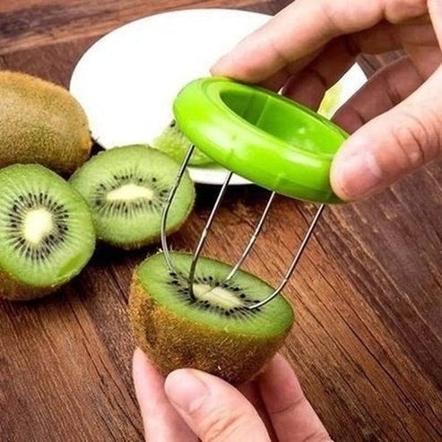 Portable ABS Kiwi Peeler and Slicer - Efficient and Convenient