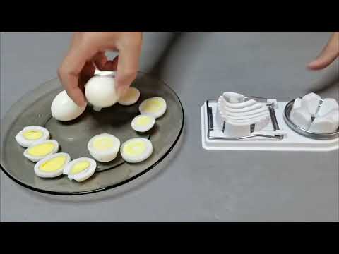 Stainless Steel Egg Slicer, Sectioner & Luncheon Meat Cutter