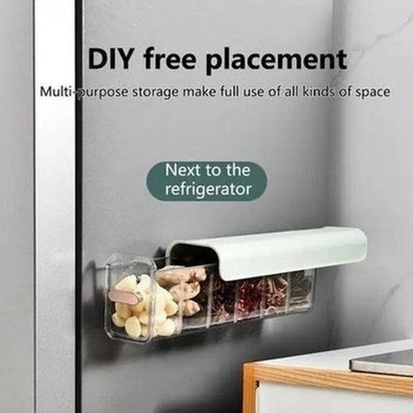 pull-out underwear drawer detachable partition wall mount 6 grids drawer organizer moisture proof storage container. storage & organization. household storage drawers