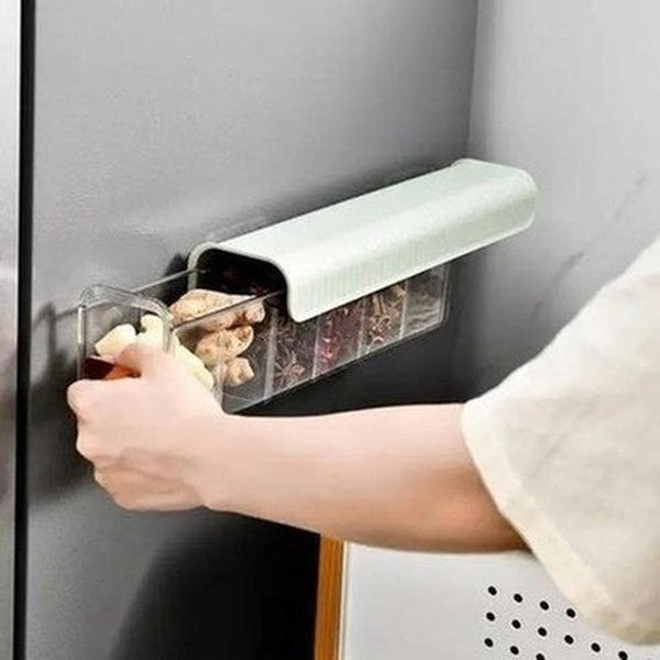 pull-out underwear drawer detachable partition wall mount 6 grids drawer organizer moisture proof storage container. storage & organization. household storage drawers