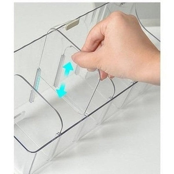 closet wall mounted underwear storage box bra socks organizer large capacity punch-free transparent closet storage box. type: household storage drawers.