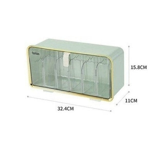 closet wall mounted underwear storage box bra socks organizer large capacity punch-free transparent closet storage box. type: household storage drawers.