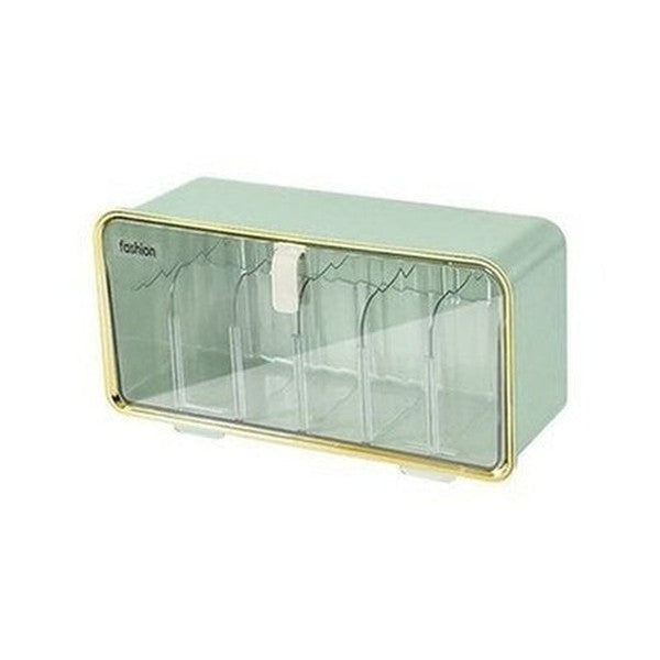 closet wall mounted underwear storage box bra socks organizer large capacity punch-free transparent closet storage box. type: household storage drawers.