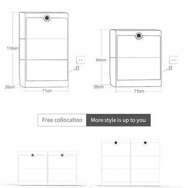 Rootsense smart shoe rack UV sterilization