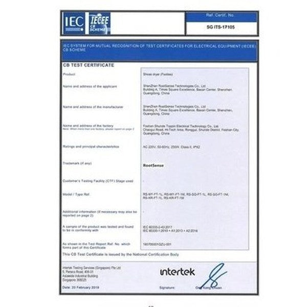 Rootsense smart shoe rack UV sterilization