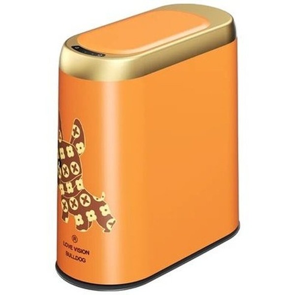 Smart Cartoon Decor Trash Can with Lid