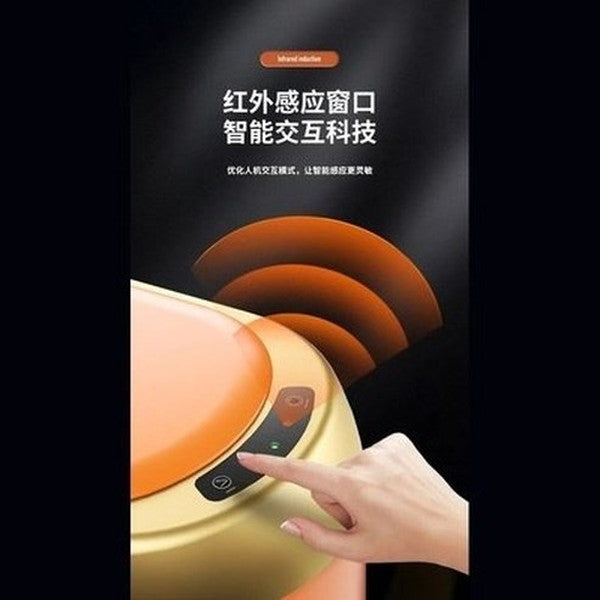 Smart Cartoon Decor Trash Can with Lid