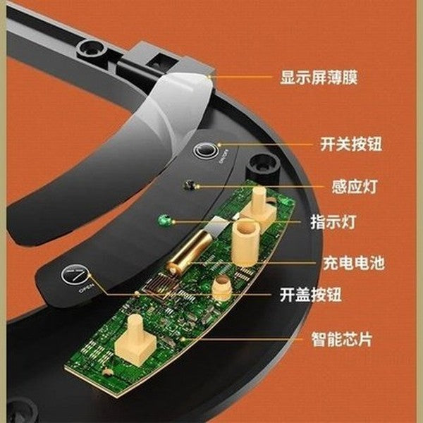 Smart Cartoon Decor Trash Can with Lid