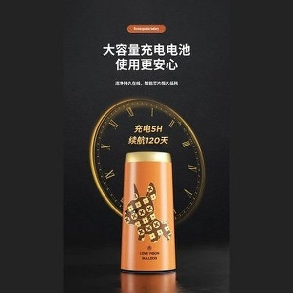 Smart Cartoon Decor Trash Can with Lid