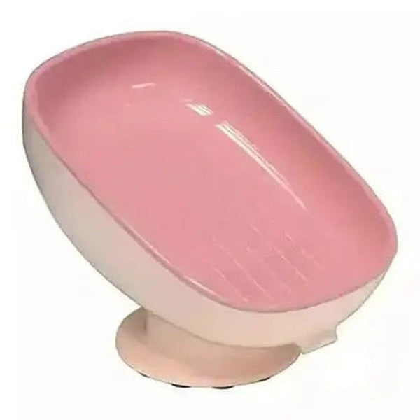 Suction Soap Dish Soap Dishes & Holders Red Soap Dish with Strong Grip Suction Cup – Dondepiso